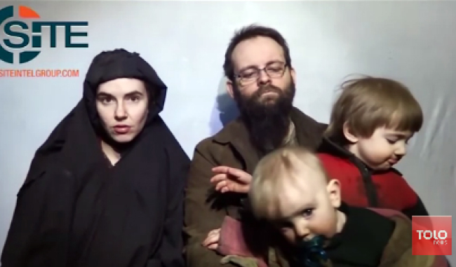 پخش نوار تصویری دو  شهروند خارجی ربوده شده  از سوی طالبان